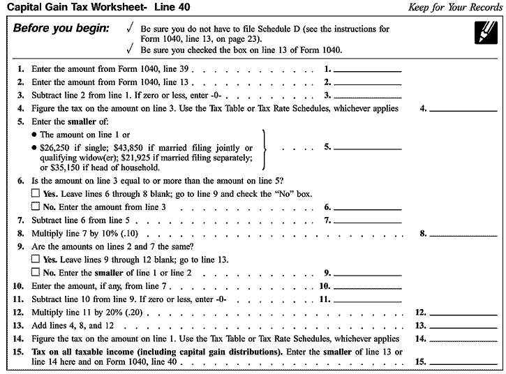 Standard Deduction Chart For People Age 65 Or Older Or Blind