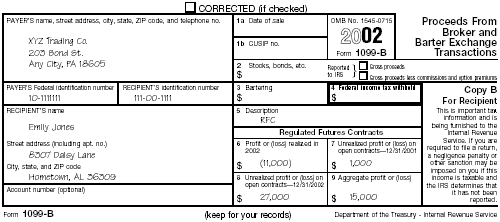 Form 1099 B Worksheets