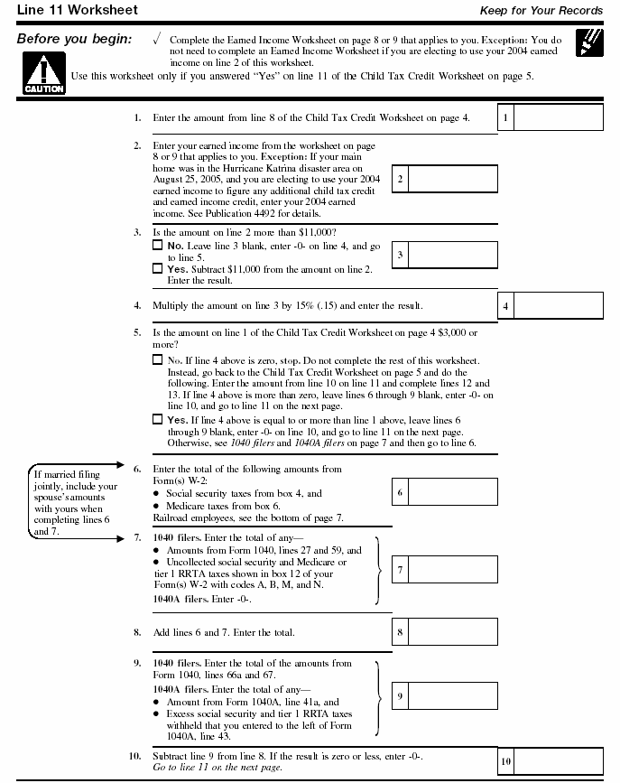 Line 11 worksheet page 1