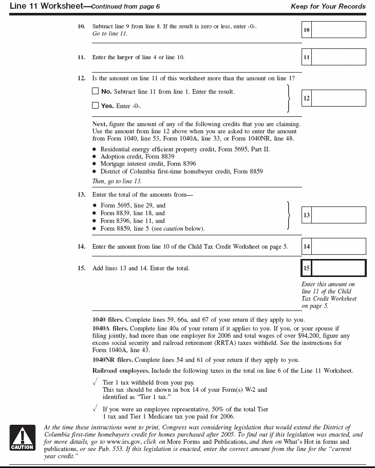  Line 11 worksheet page 2